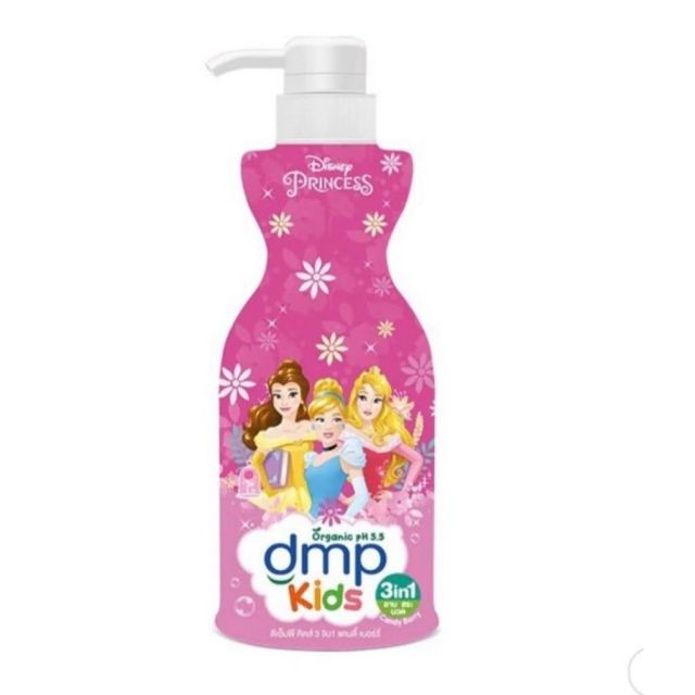 DMP Kids 3in1 ดีเอ็มพี ออแกนิค คิดส์ 3in1  สบู่เหลวอาบ&สระ ขนาด 400 มล. แพ็ค 1 ขวด